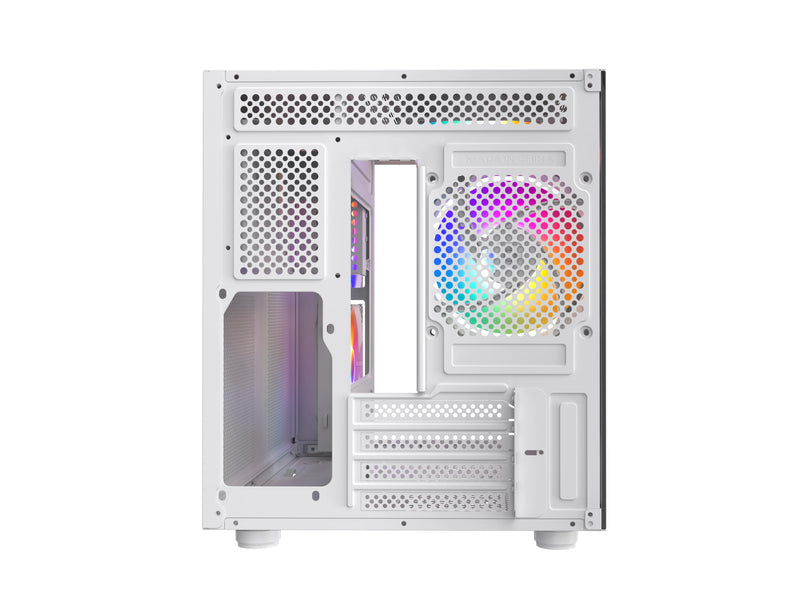 Gabinete Gamer PIXXO Aquário Branco M-ATX CGH100W