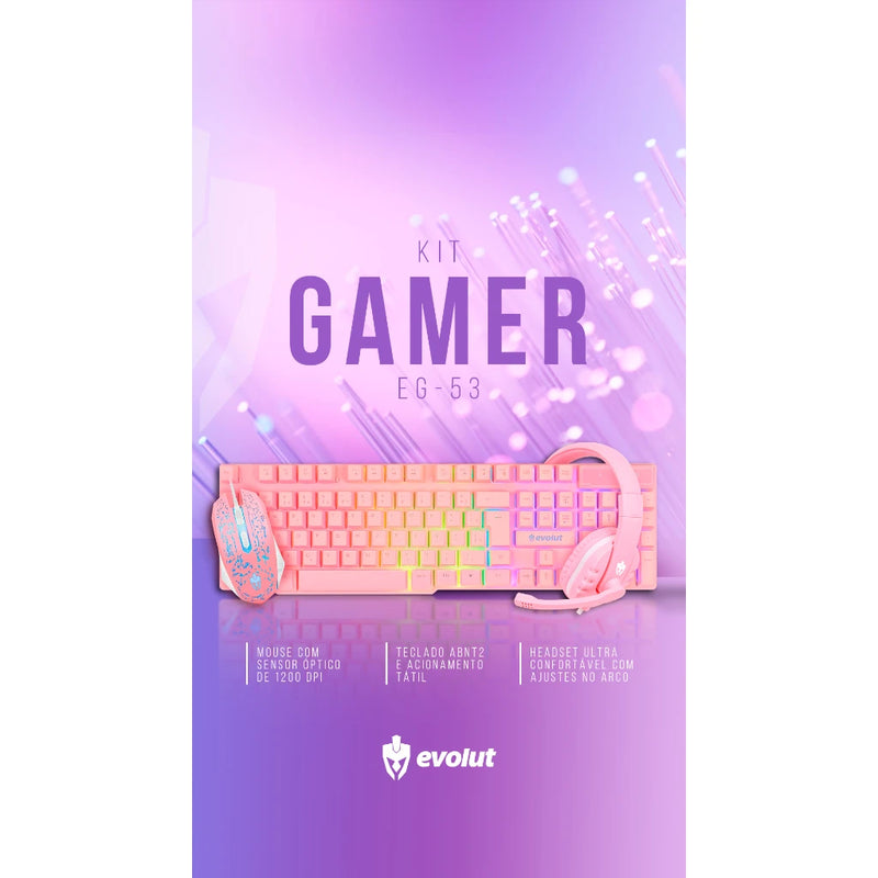 Kit Gamer Evolut: Eleve Seu Nível de Jogo