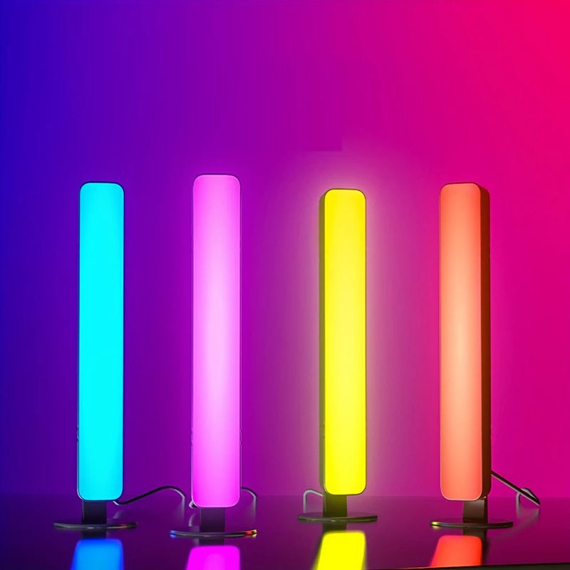 Barra de LED RGB com Sensor de Som - Iluminação Reagente à Música